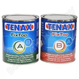 Эпоксидный клей tenax fixtop бежевый/густой 1,0+1,0л 039.210.7523