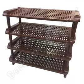 Четырехсекционная этажерка для обуви Мультипласт Групп MPG961246