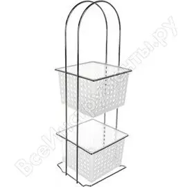 Двухэтажная прямоугольная этажерка GRAMPUS 810-2