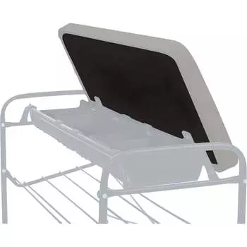 Этажерка Nika НИКА ЭТП3-1 ЭТП3-1/МС светло-серый/матовый серый