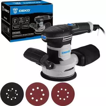 Эксцентриковая сетевая шлифмашина DEKO DKG600 084-1059