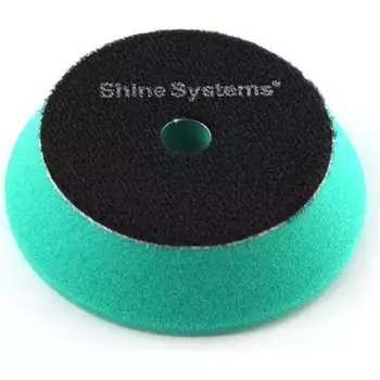 Экстра твердый полировальный круг Shine systems DA Foam Pad Green SS565