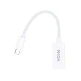 Кабель-адаптер vcom usb 3.1 type-c /m - displayport /f, 3840x216030hz, 10gbps, 0,15m cu422