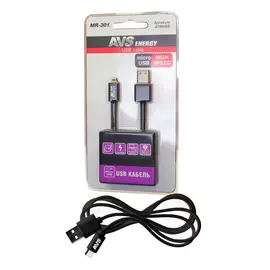 Кабель avs mr-301 micro usb 1 м блистер a78606s