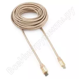 Кабель cablexpert, hdmi, 10 м, v1.4 m/m, золотой, cc-g-hdmi03-10m