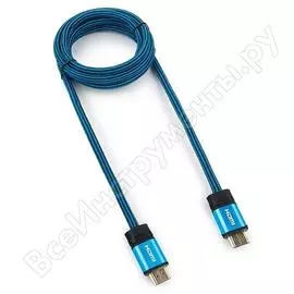 Кабель cablexpert hdmi 1.8 м, v1.4 m/m, синий cc-g-hdmi01-1.8m