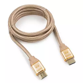 Кабель cablexpert hdmi 1.8 м, v1.4 m/m, золотой cc-g-hdmi03-1.8m