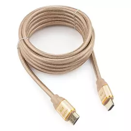 Кабель cablexpert hdmi 3 м, v1.4 m/m, золотой, cc-g-hdmi03-3m