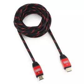 Кабель cablexpert hdmi 4.5 м, v1.4 m/m, красный, cc-g-hdmi02-4.5m