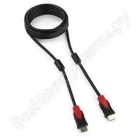 Кабель cablexpert, hdmi, серия silver, длина 3 м, v1.4 m/m, позолоченные разъемы, ферритовые кольца, коробка, cc-s-hdmi03-3m