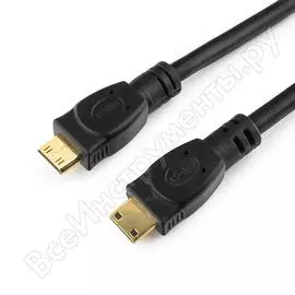 Кабель cablexpert, minihdmi, v2.0, 19m/19m, 1.8м, черный cc-hdmicc-6