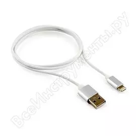 Кабель cablexpert usb 2.0 am/microbm 5p- iphone lightning, 1 м, комбо кабель cc-usb2-apmb-1mw
