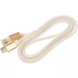 Кабель cablexpert usb 2.0 am/microbm 5p, 1 м, мультиразъем usb a, золотой, металлик, cc-musbgd1m
