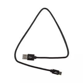 Кабель cablexpert usb 2.0 серия silver am/type-c, длина 0.5м, черный, блистер cc-s-usbc01bk-0.5m