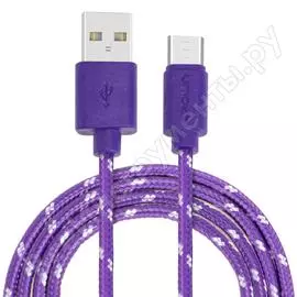 Кабель crown usb - microusb cmcu-3042m violet cm000002152