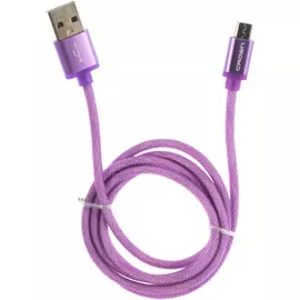 Кабель crown usb - microusb cmcu-3072m violet cm000002130