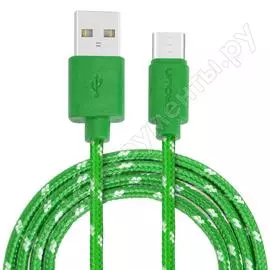 Кабель crown usb - usb type-c cmcu-3042c green cm000002153