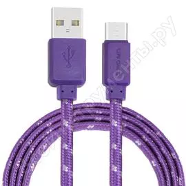 Кабель crown usb - usb type-c cmcu-3052c violet cm000002122