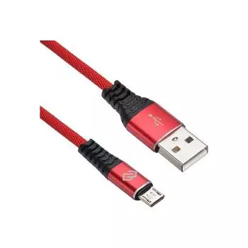Кабель DIGMA MICROUSB-1.2M-BRAIDED-R USB (m)-micro USB (m),1,2 метра, красный 1080371