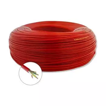 Кабель для пожарной и охранной сигнализации ПРОВОДНИК ксввнг(a)-ls 4x0.5 мм2, 1м OZ68022L1