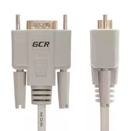 Кабель gcr 0.5m rs-232-rs-232 9m-9m premium серый 30 awg viv50i984