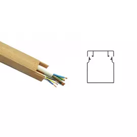 Кабель-канал nexel пвх 3d 12x12 орех светлый 10.01.004.001