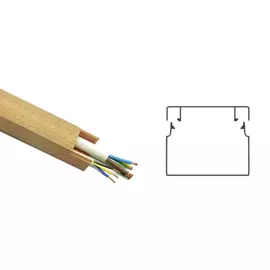 Кабель-канал nexel пвх 3d 15х10 орех светлый 10.01.004.002