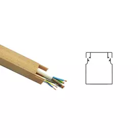 Кабель-канал nexel пвх 3d 16х16 орех светлый 10.01.004.003