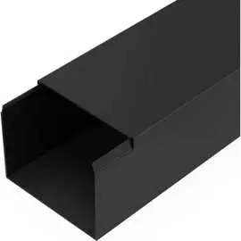 Кабель-канал Промрукав черный 2-й замок в п/э 80x60 2м PR03.0220