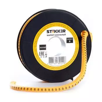 Кабель-маркер для провода STEKKER CBMR25-8 39105