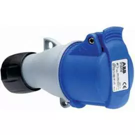 Кабельная розетка 32а 2p+e ip44 abb 2cma193528r1000