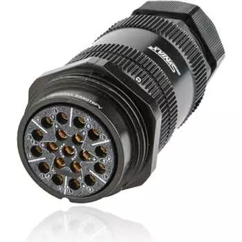 Кабельная розетка Valentini SSX SSX19FV-SSMPN