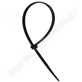 Кабельная стяжка эра упак. 100 шт., 4x200, черный, морозостойкая noks046 б0043915