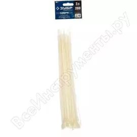 Нейлоновые кабельные стяжки ЗУБР КОБРА 30930-36-280