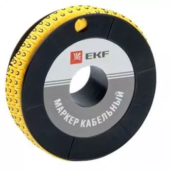 Кабельный маркер EKF ЕС-3 plc-KM-6-0