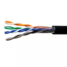 Кабель suprlan long ethernet utp cat.5e 4x2x0,64 cu pe outdoor 500м 01-0345