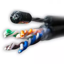 Кабель suprlan median ftp cat.5e 4x2xawg24 cu pe outdoor t-fg8 /трос/ 305м 01-1035