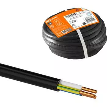 Кабель TDM ELECTRIC ввгнг(а)-ls 3x1,5 ок(n, pe)-0,66 гост SQ0117-0435