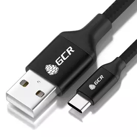 Кабель typec gcr 1,2m черный нейлон viv52i045