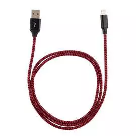 Кабель usb/lightning energy et-03 цвет - красный 006377