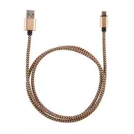Кабель usb/microusb energy et-02 цвет - золотой 006373
