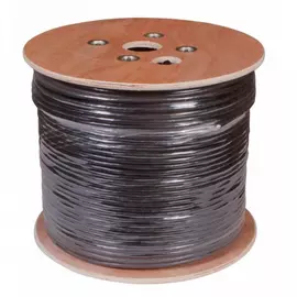 Кабель utp rexant 10pr, 24awg, cat5, наружный outdoor, бухта 305 м 01-1121