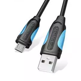 Кабель vention usb 2.0 am/micro b 5pin - 1.5м, черный vas-a04-b150