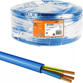 Кабель водопогружной TDM ELECTRIC КВВ 3x1.5, 100 м SQ0137-0004