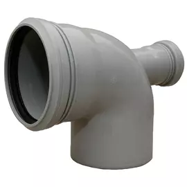 Канализационный переходной универсальный тройник АТЛАС ПЛАСТ SPCTVF110050