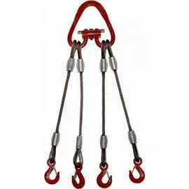 Канатный четырехветвевой стальной строп КанТраст 4СК 4SKO83000