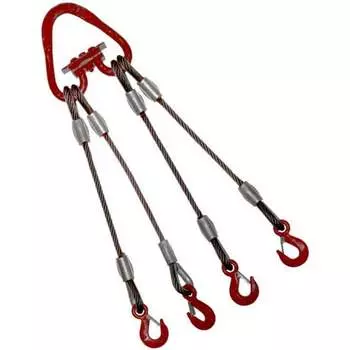 Канатный стальной четырехветвевой строп КанТраст 4СК 4SKO1610000