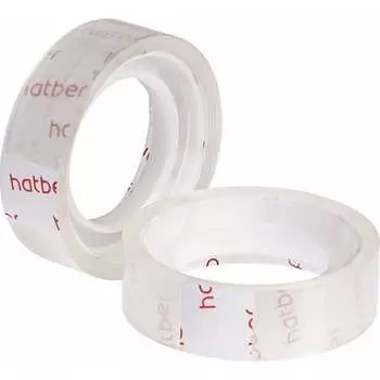 Канцелярская клейкая лента Hatber 043442