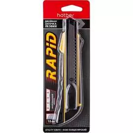 Канцелярский нож Hatber RAPID 060165