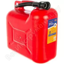Канистра пластиковая 20 л с заливным шлангом kraft kt 832002